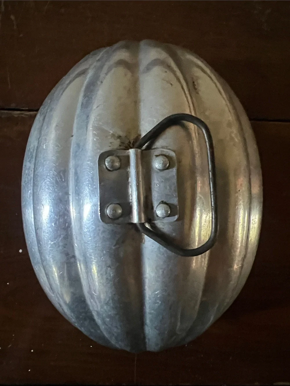 Steamed pudding or bread pudding pan mid 20th century